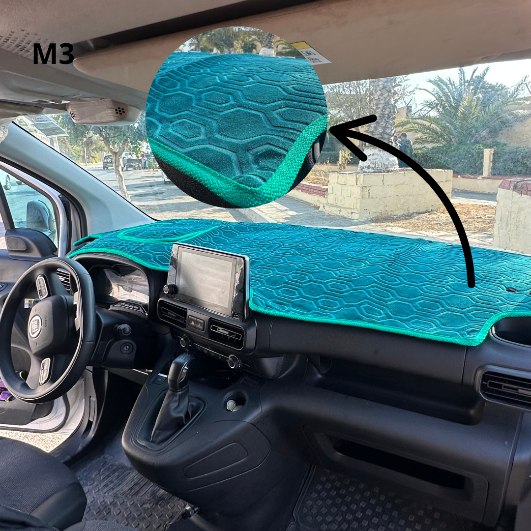fiat doblo / peugeot partner / citroen berlingo 2023 + غطاء تابلوه مخملي فاخر لسيارة – حماية وأناقة راقية 🚗✨
