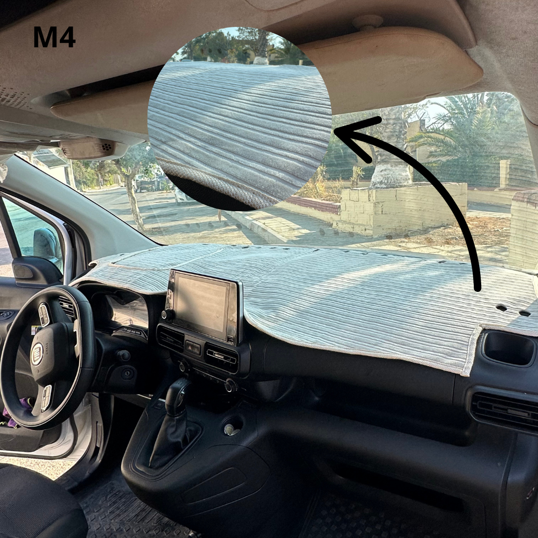 fiat doblo / peugeot partner / citroen berlingo 2023 + غطاء تابلوه مخملي فاخر لسيارة – حماية وأناقة راقية 🚗✨