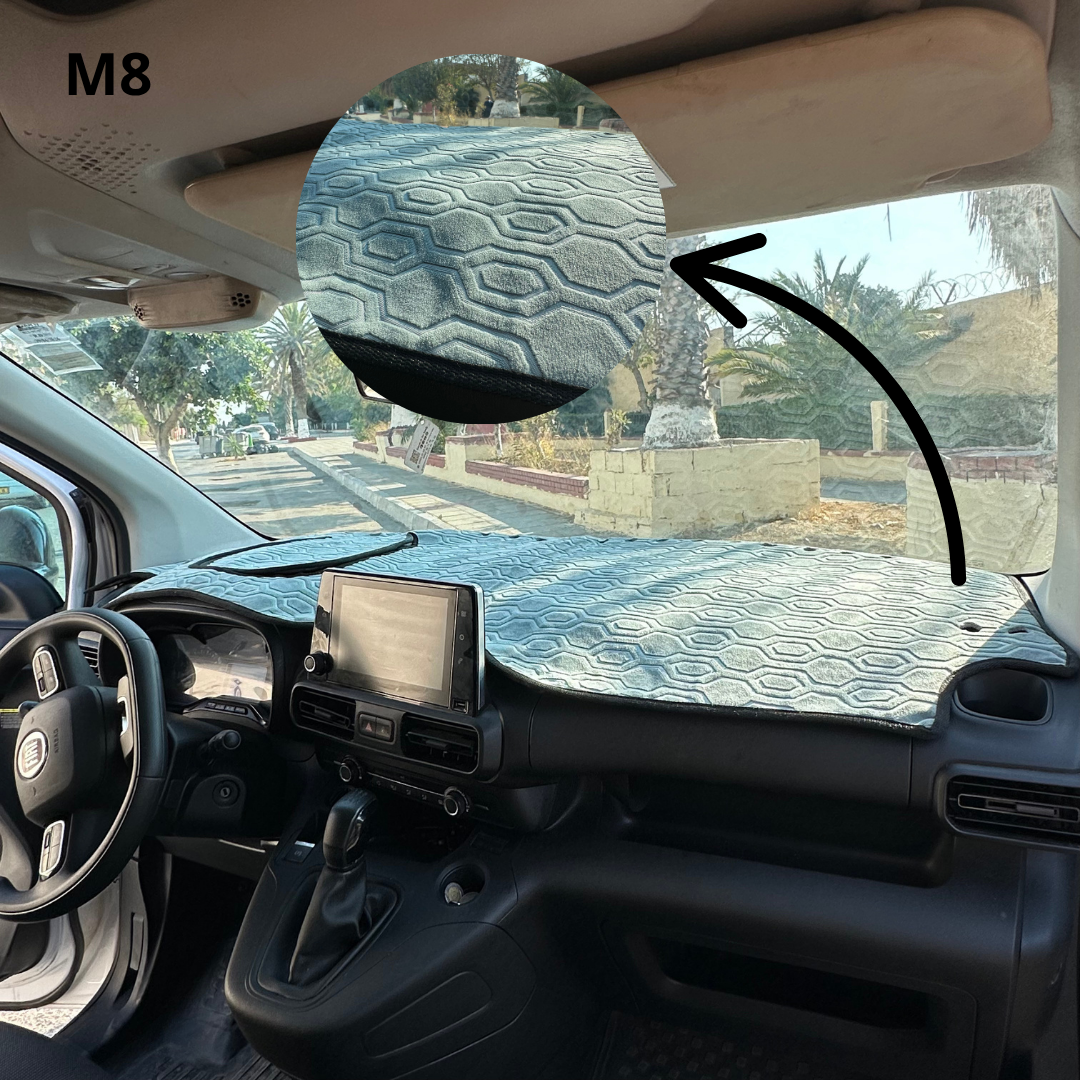 fiat doblo / peugeot partner / citroen berlingo 2023 + غطاء تابلوه مخملي فاخر لسيارة – حماية وأناقة راقية 🚗✨